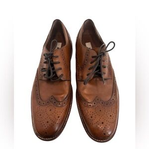 Joseph Abboud Greenwood Tan Wingtip Dress Shoes - Men’s Size‎ 10